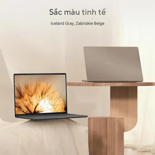 Laptop Asus ZenBook A14 UX3407QA-QD299WS (Snapdragon X X1 26 100 | 16GB | 512GB | 14 inch WUXGA OLED | Win 11 | Office)